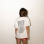 T-shirt andiamo al mare - bianco/nero